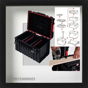 نمایندگی کیوبریک : جعبه ابزار کیوبریک محکم و مقاوم، ضد آب و ضد ضربه و چرخدار / 09125000923